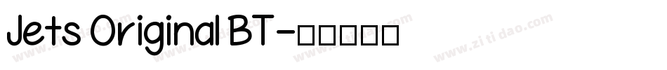 Jets Original BT字体转换